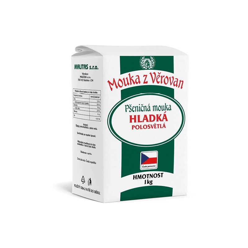 Múka hl. polosvetlá T650 1kg /10x