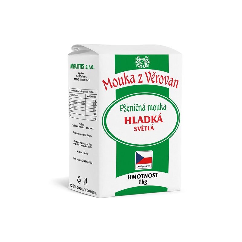 Múka hladká 1kg /10x