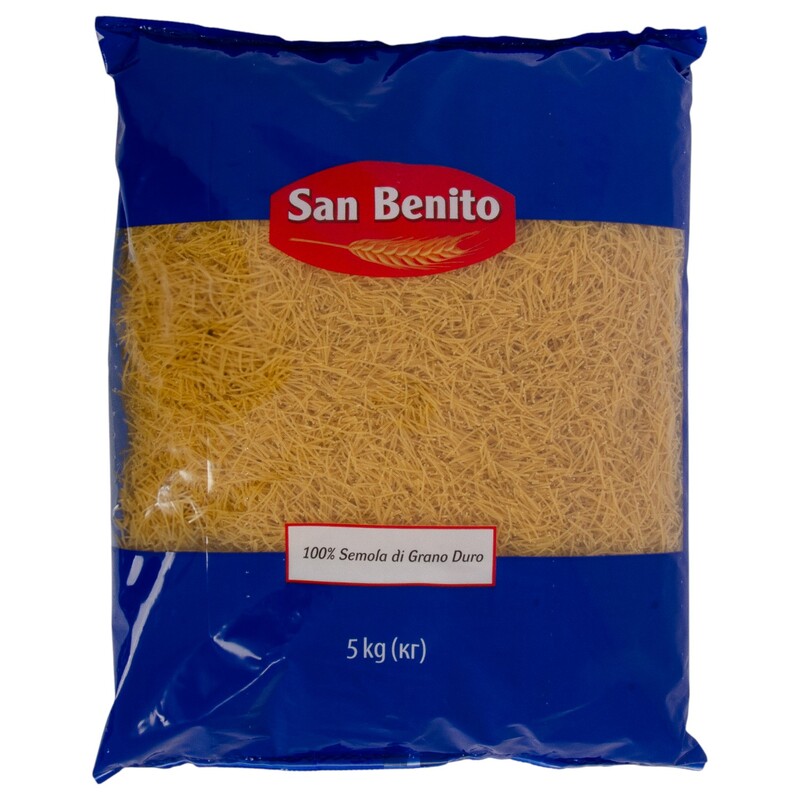 SAN BENITO cestoviny vlasove rezance 5kg