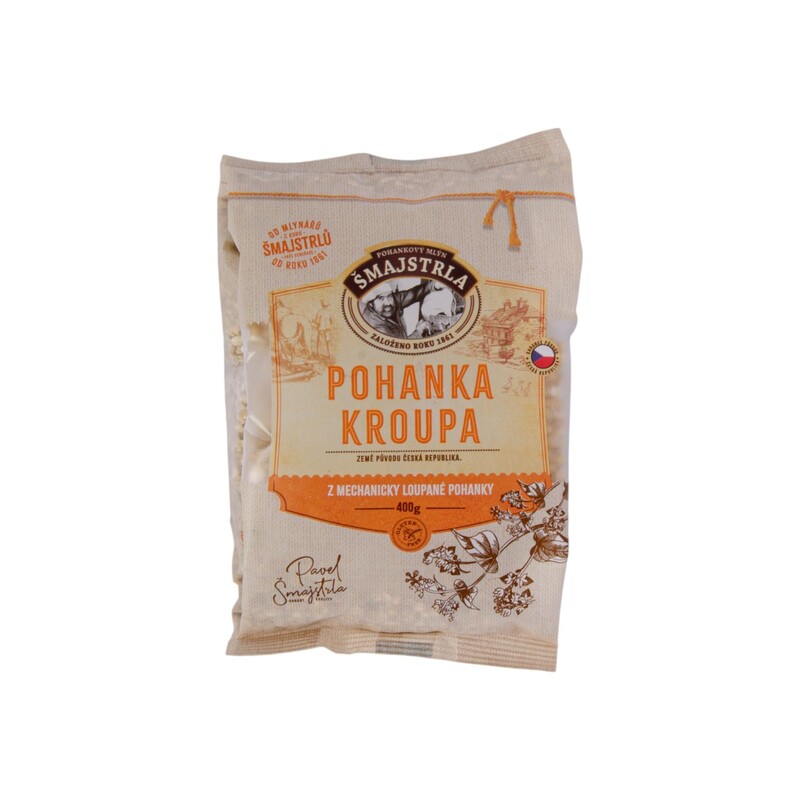 Pohánka  kroupa Šmajstrla 400g /20x