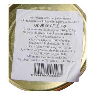 Uhorky 7-9  4/1S    