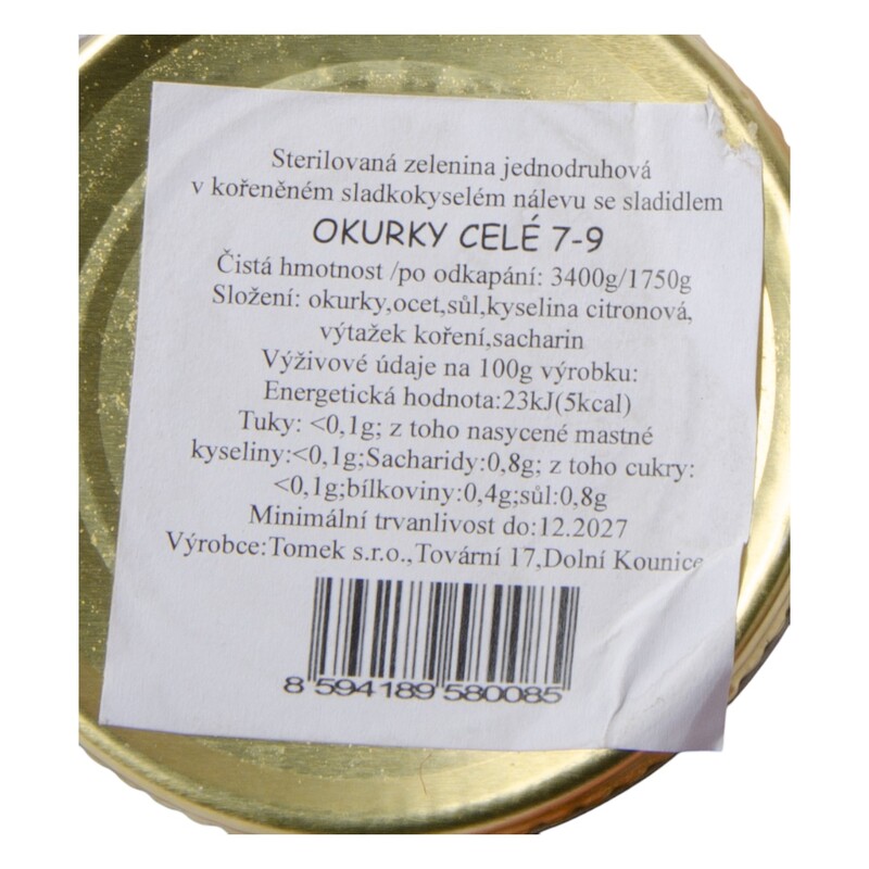 Uhorky 7-9  4/1S    
