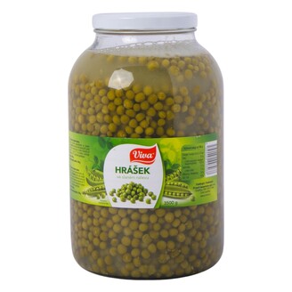 Hrášok v slanom náleve 4/1S  3600g (2160g)
