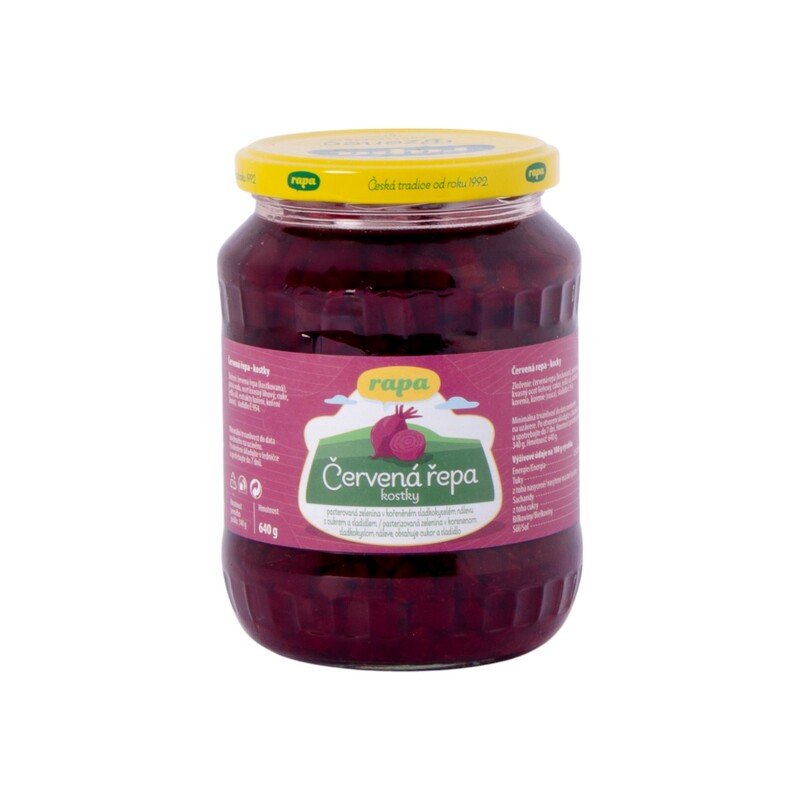Repa červená kocky TO735 680g (400g)640/360g /8x