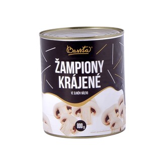 Šampiňóny krájané P850 800g /12x