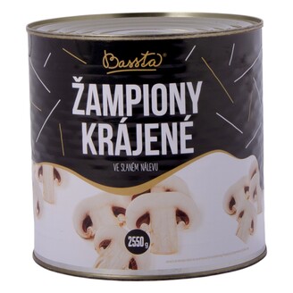 Šampiňóny krájané 3/1P 2450g /6x