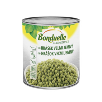 Bonduelle hrášok jemný P2500g (1745g)