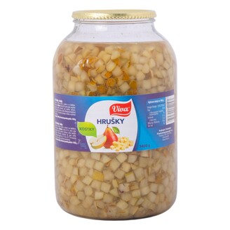 Hrušky kocky 4/1S  3600g (2100g)