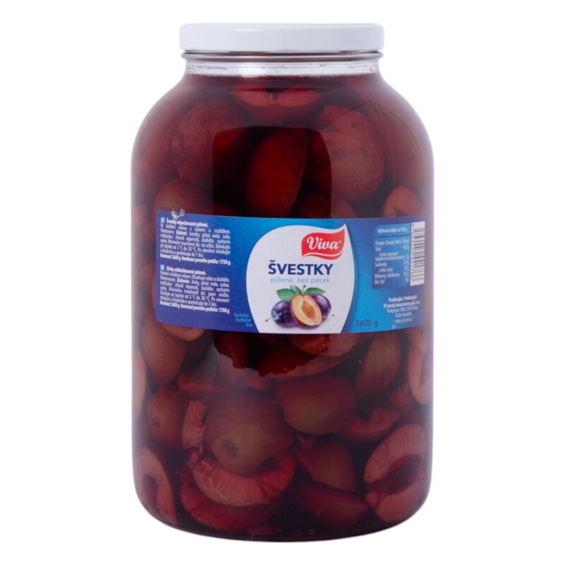 Slivky polené 4/1S  3600g (1700g)