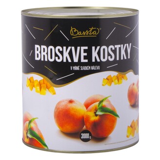 Broskyne kocky 3/1P  3000g (1800g) /6x