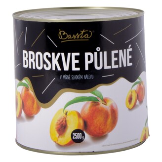 Broskyne polené lúpané 3/1P 2600g /6x