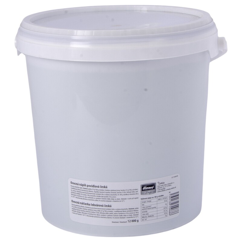 Sladený slivkový lekvár 12kg