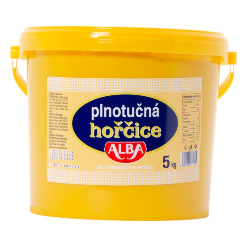 Horčica plnotučná 5kg