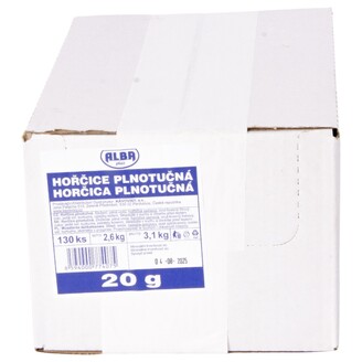 Horčica plnotučná 20g /130x