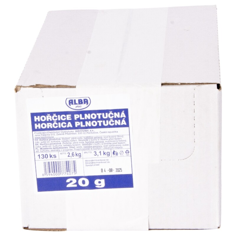 Horčica plnotučná 20g /130x