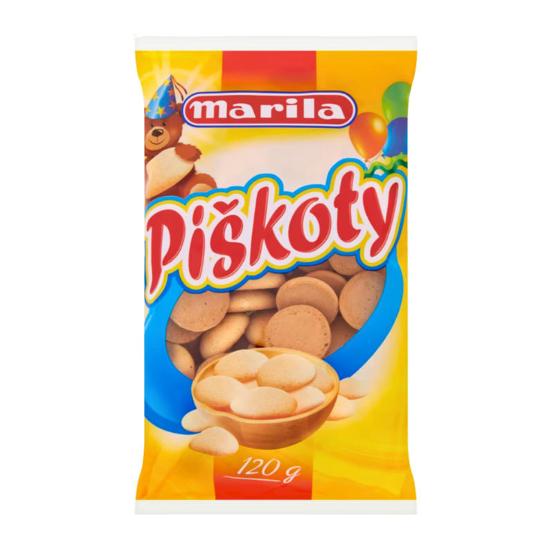 DETSKÉ PIŠKÓTY OKRÚHLE 120g/28x