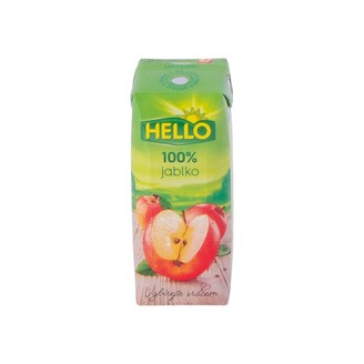 Hello džus jablko 100% 250ml/18x