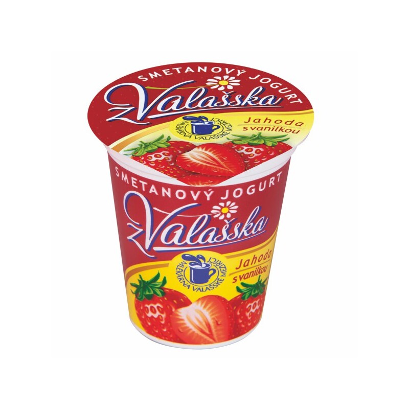 JOGURTsmot. jahoda s vanilkou 150g [10x]
