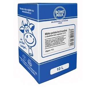 Trvanlievé mlieko 1,5% BIB 10l