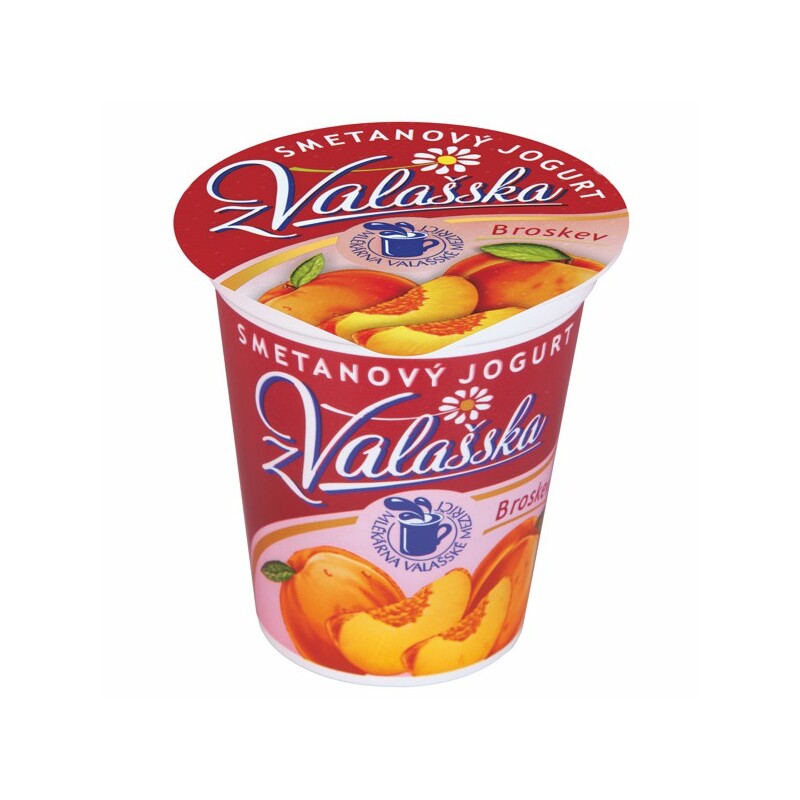 JOGURT smotanový broskev 150g [10x]