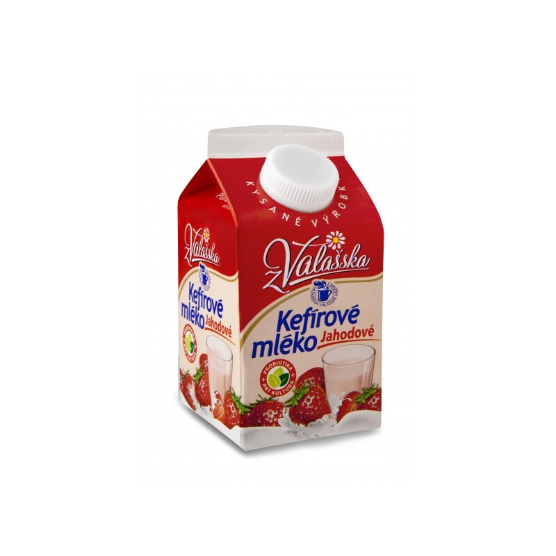 KEFÍROVÉ MLIEKO jahoda 450g [6x]