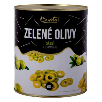 Olivy zelené krájané 3/1P /6x