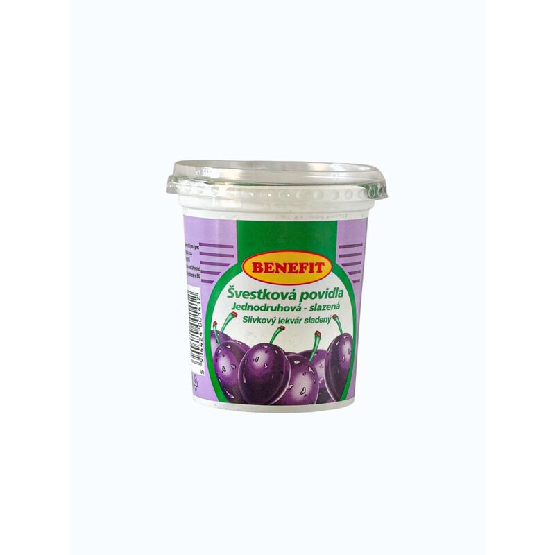 Sladený slivkový lekvár 450g /12x