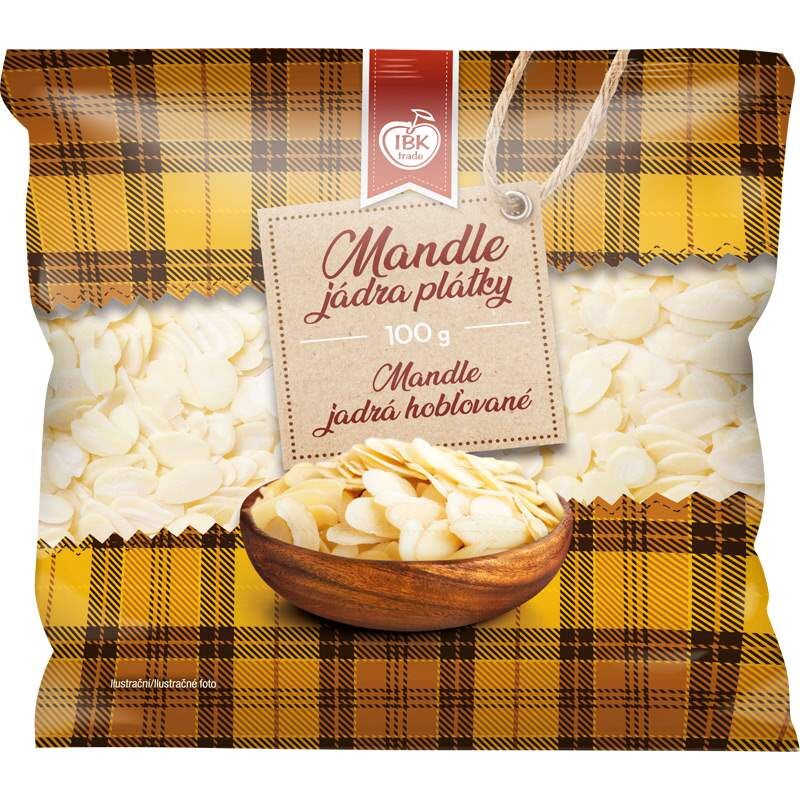 Mandle plátky 100g /16x