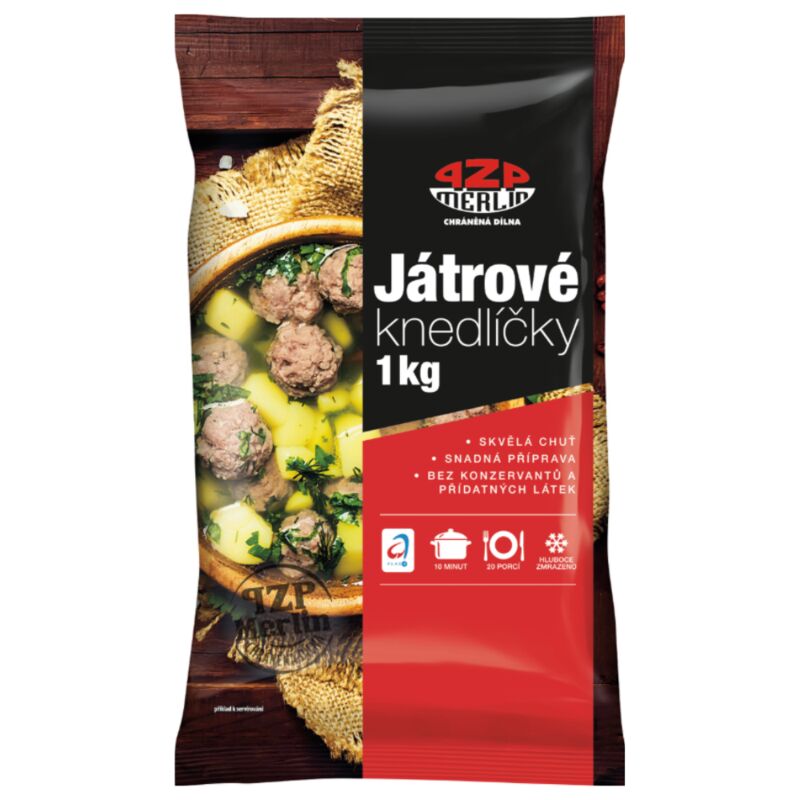 MRAZ. pečeňové knedlíčky předvařené 1kg /4x