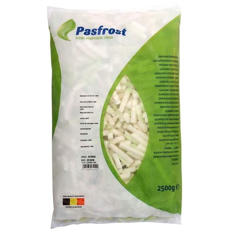 MRAZ. Pasfrost kaleráb rezančeka 2,5kg /4x