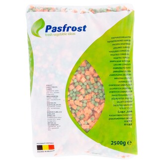 MRAZ. Pasfrost mrkva s hráškom 2,5 kg /4x