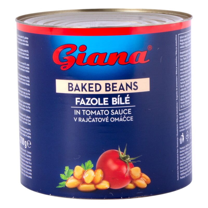 Fazula biela v tomatě 3/1P /6x
