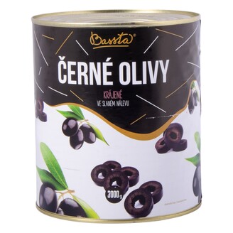 Olivy čierné krájané 3/1P /6x