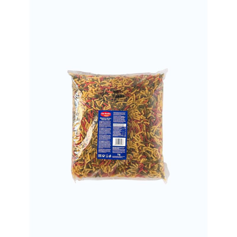 SAN BENITO cestoviny trojfarebné vretená 5kg