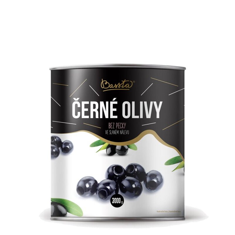 Olivy čierne celé 3/1P /6x