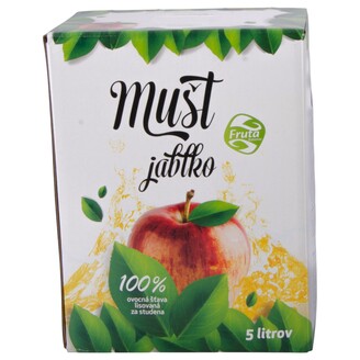 Mušt jablčný 100% 5 litrov