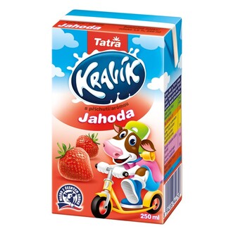 MLIEČNÝ nápoj Kravík jahoda 250ml [6x]