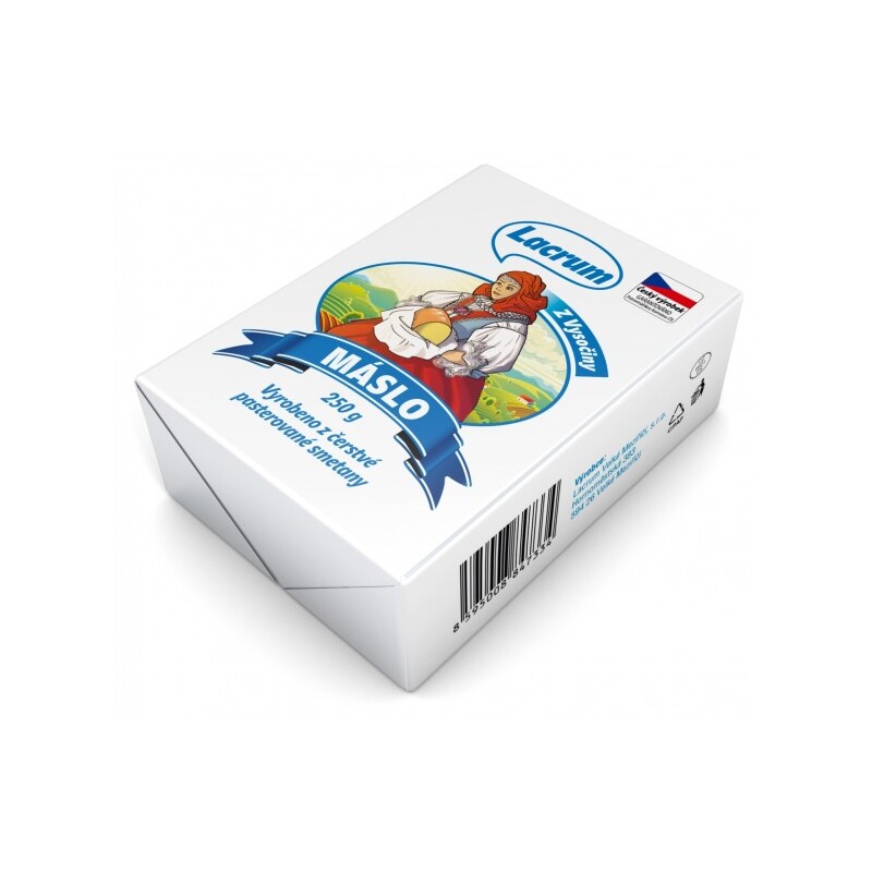 LACRUM Máslo čerstvé CZ 250g /40x
