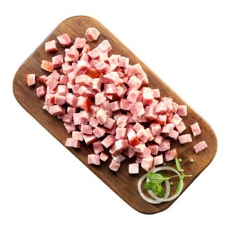 MRAZ. údené mäso kocky