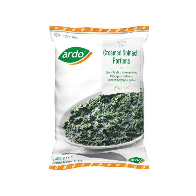 MRAŽ. Ardo špenát sekaný so smotanou 2,5kg /4x