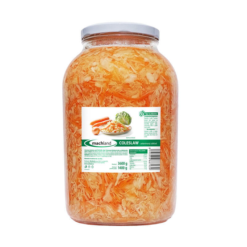 Zeleninový šalát Coleslaw Machland 3600ml 4/1S